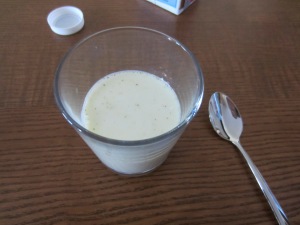 Abbildung 12: Tropfen in fettarmer Milch